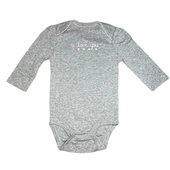 Onesie Bundle - “I Love My Aunt” & “I Love You” Themes, 0-3 Months with Hat - Picture 5 of 7